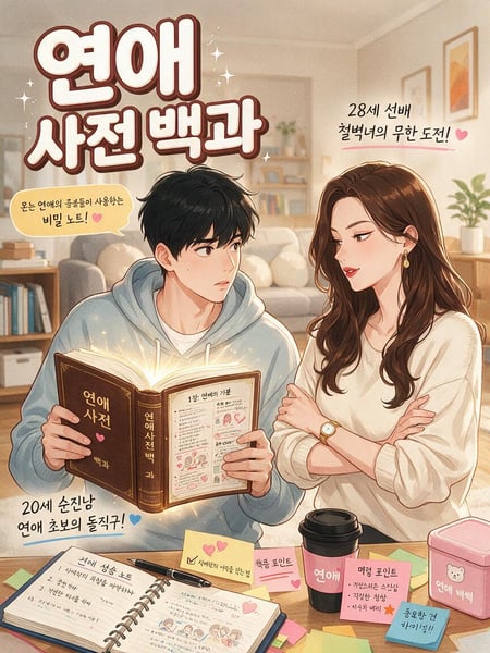 《恋爱作弊百科》介绍:一本奇书开启的姐弟恋攻略|KK漫画封面