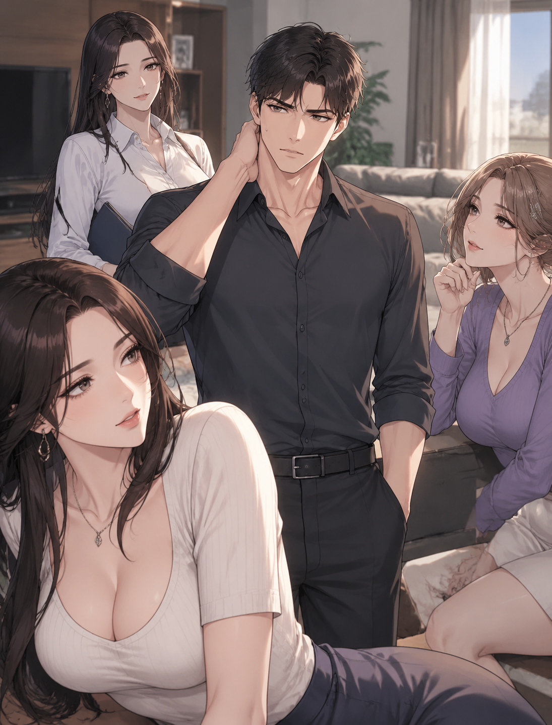 《秘密教学》：成年后的关系启蒙｜漫画免费韩漫封面